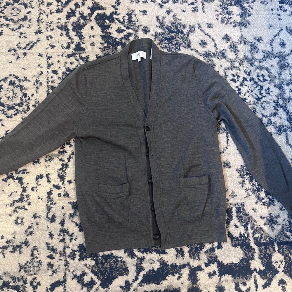 Gray Jack Spade Button-Up Cardigan